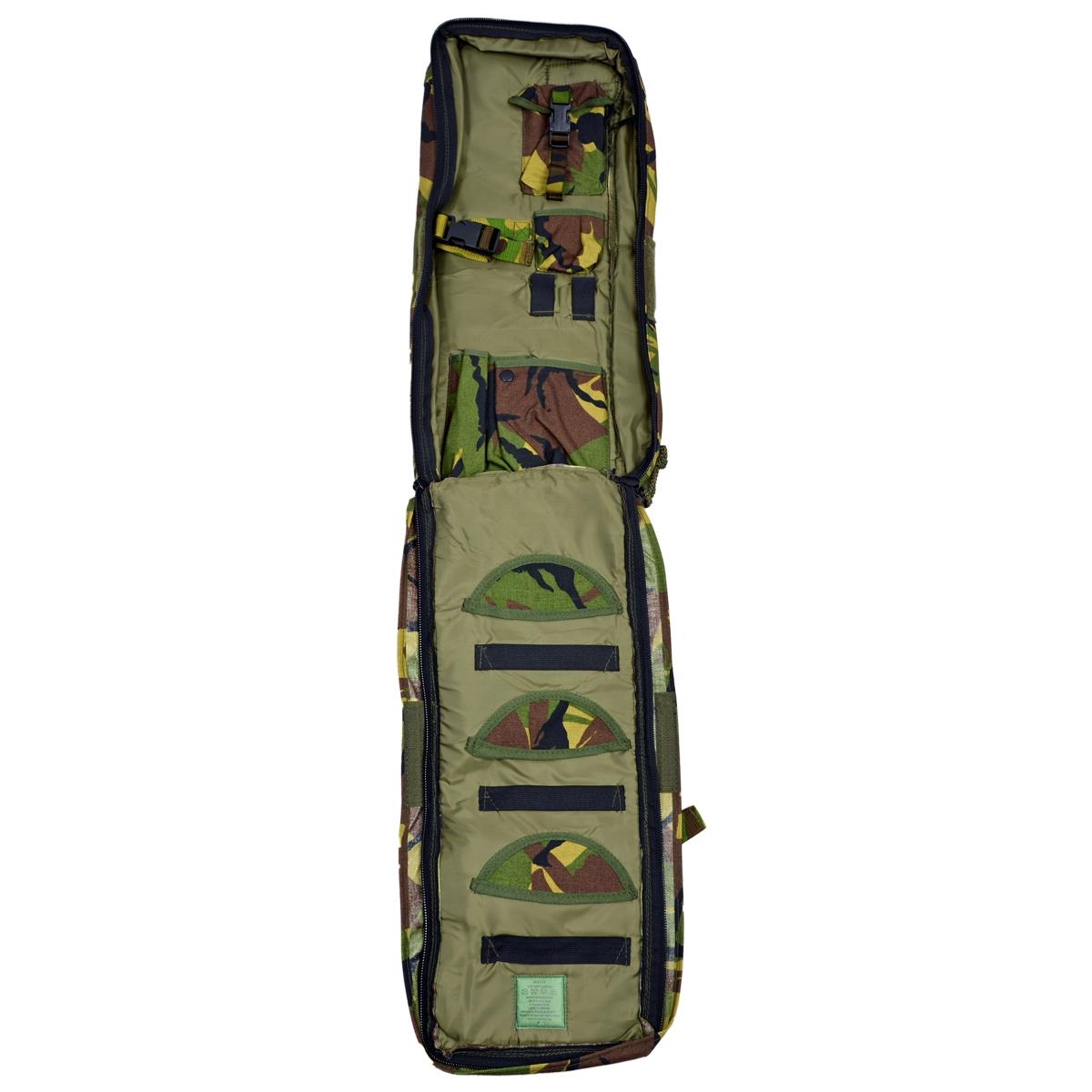 Originele Nederlandse Leger Schoudertas Gevoerde Modulaire Lange Apparatuurdrager DPM Camo