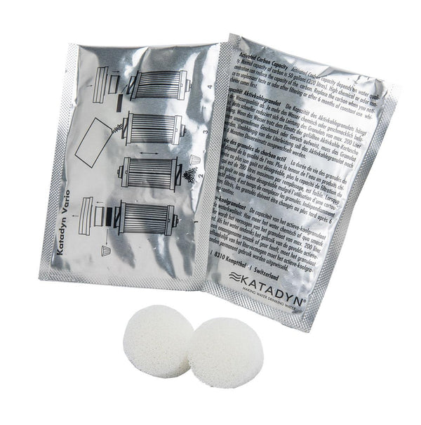 Katadyn Vario waterfilteringelement geactiveerde koolstofvervangingskit 2 packs