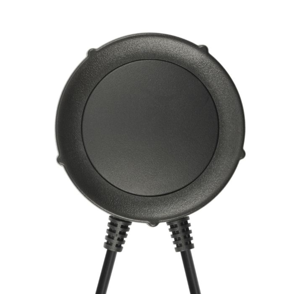EARMOR M55 PTT-adapter Kenwood Baofeng 2-pins radio-headsetadapter zwart