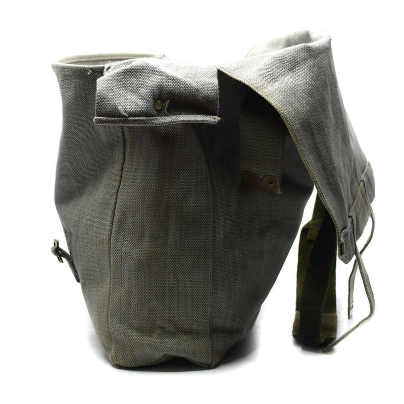 Origineel Brits leger M37 Haversack canvas grijs pack militaire grote zijtas