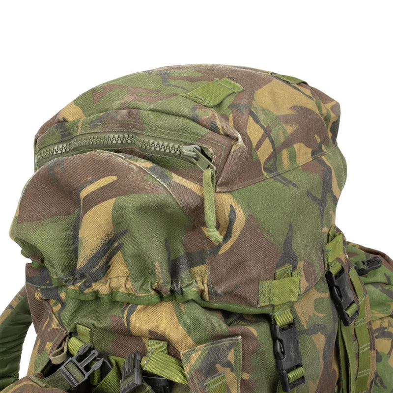 Originele Britse militaire tactische rugzak Woodland Camo 90 Liter Zijzakken