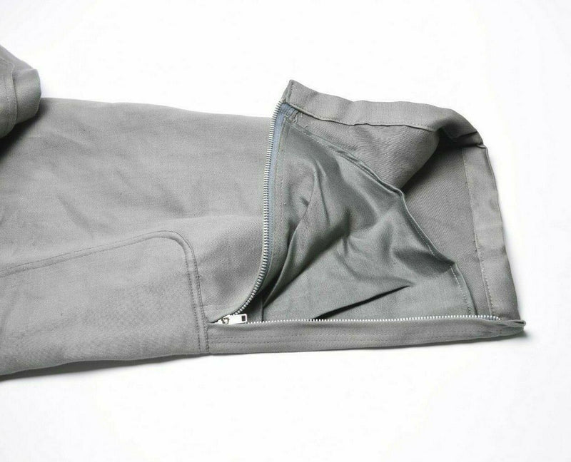 Echt Italiaans Leger Coverall Pak Military Gray Algemene jumpsuit Zip-front nieuw