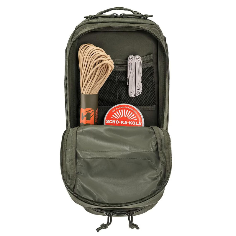 MIL-TEC U.S. Assault Style Tactical Backpack 20L wandelen Outdoor Daypack Olive
