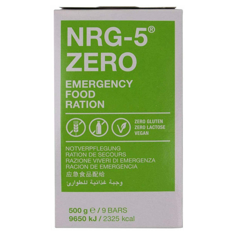 Noodrantsoener Leger Survival Food Pack Mre Prepper Militaire NRG-5 Zero 500 G