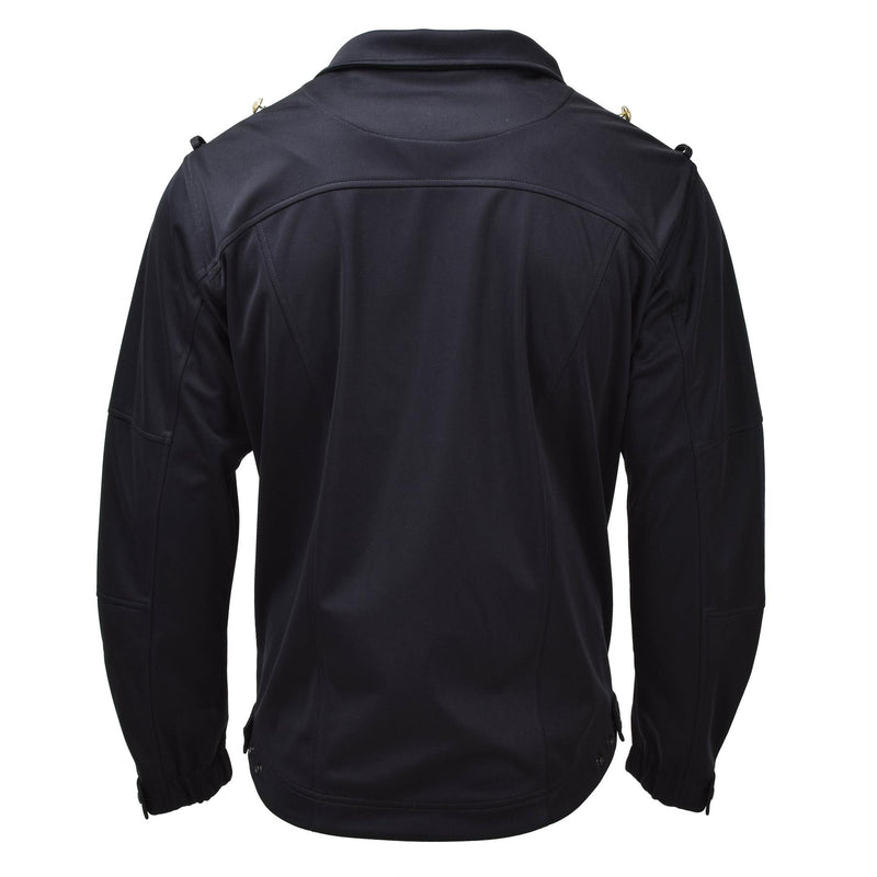 Originele Duitse leger mariene ritsjack zwarte softshell hoge kraag gevechten nieuw