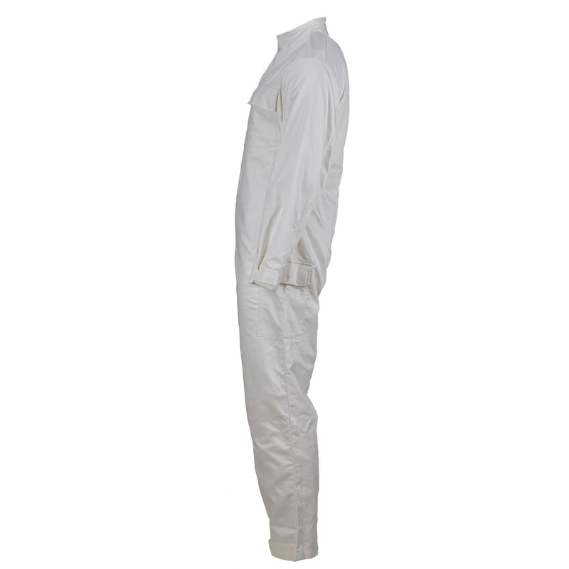 Originele Britse militaire witte coveralls jumpsuit lichtgewicht ruime fit nieuw