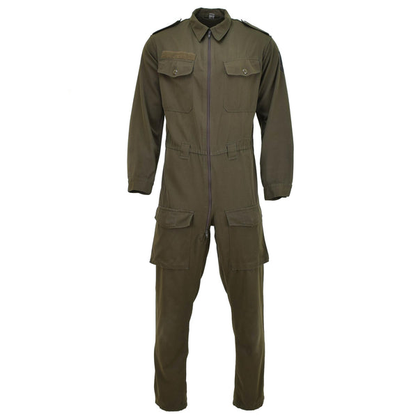 Originele Oostenrijkse BH Militaire Coverall Men Works Mechanic Polycotton Suit Olive