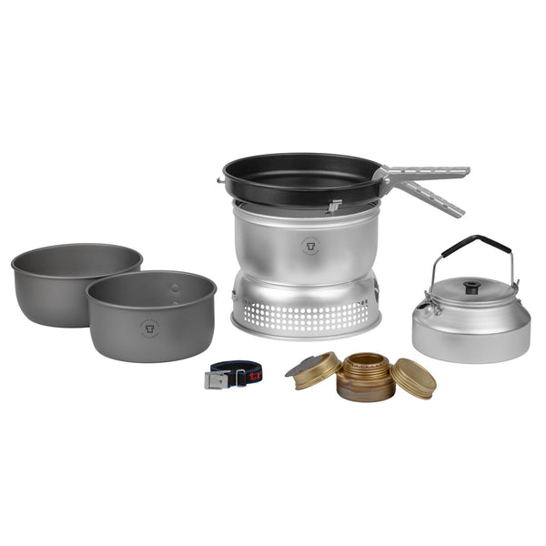 Trangia vloeibare brandstof benzine branderkit kachel ingesteld hard geanodiseerd aluminium compact