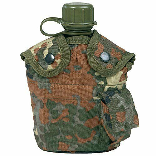 Amerikaanse legerstijl kantine M1 waterfles met Cover Cup & Alice Clips US Military