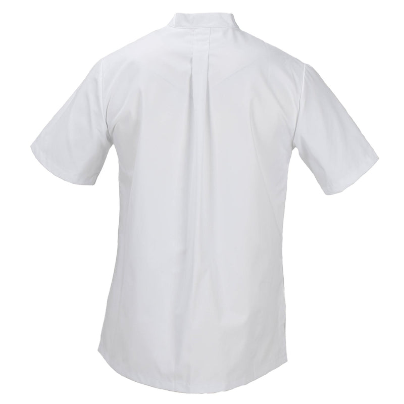 Originele Finse leger klassieke shirts met korte mouwen wit ademend vintage nieuw