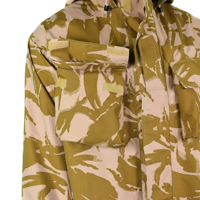 Echte Britse leger gevechtsjack woestijn camo mvp goretex waterdichte regen nieuw