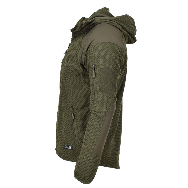 Blochl Brand Militaire stijl Fleece thermisch jasje kappert gewapend olijfnieuw