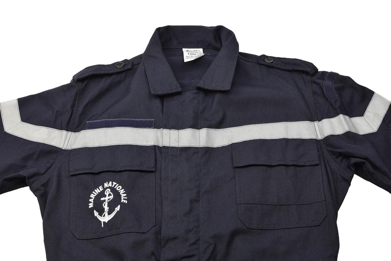 Echte Franse marine Coverall ThermoStable Marine Jumpsuit Solid Dark Blue Nieuw