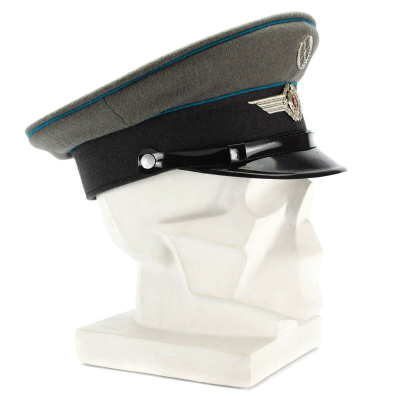 Oorspronkelijke Oost -Duitse NVA -leger Vizier Cap Air Forces Military Peaked Hat Nieuw