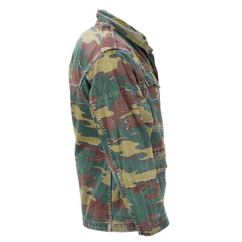 Origineel België Militaire M56 Jigsaw Camouflage Jacket Field Combat Troops Army