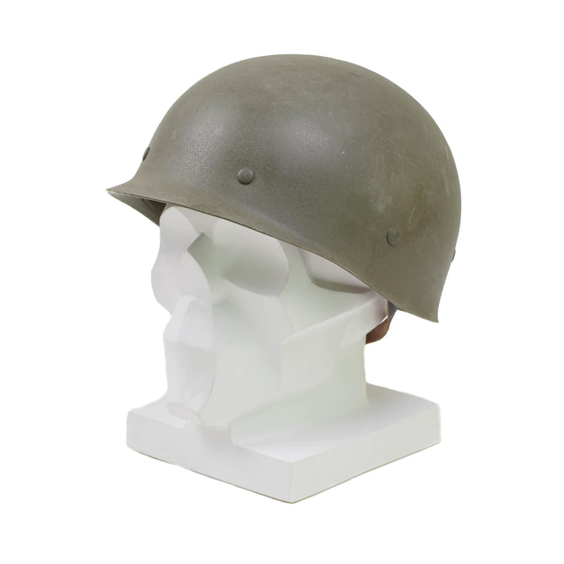 Originele militaire Belgische stalen helm M51 Tactical Combat Army Inner PVC Olive