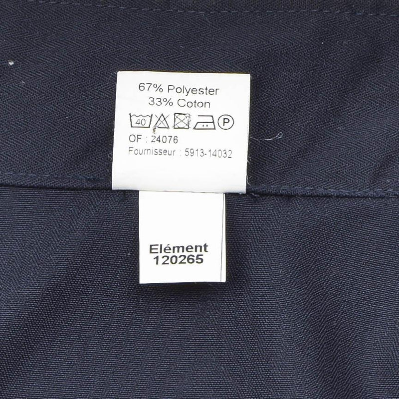 Echt Frans militair politie -uniforme jas Blue solide ripstop mp shirts nieuw