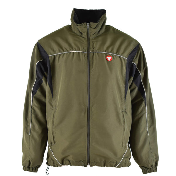 Echt Oostenrijkse leger training trainingspak top jas sport vintage od green