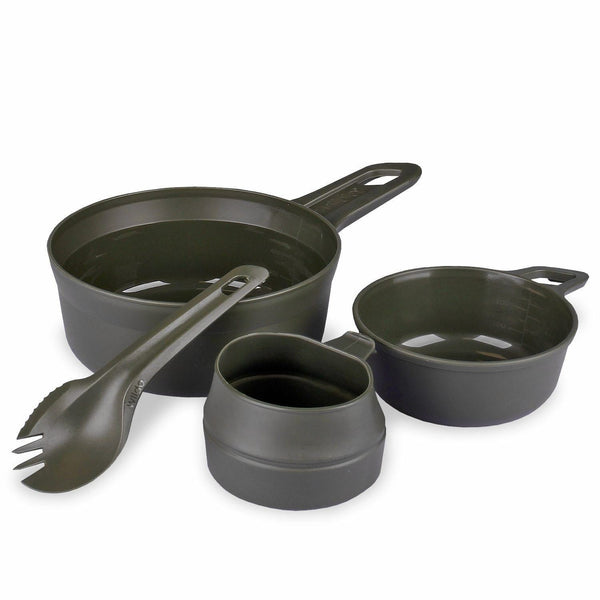 Complete Outdoor Mess Kit Set door Wildo: BPA-Free Essentials voor dineren on-the-go