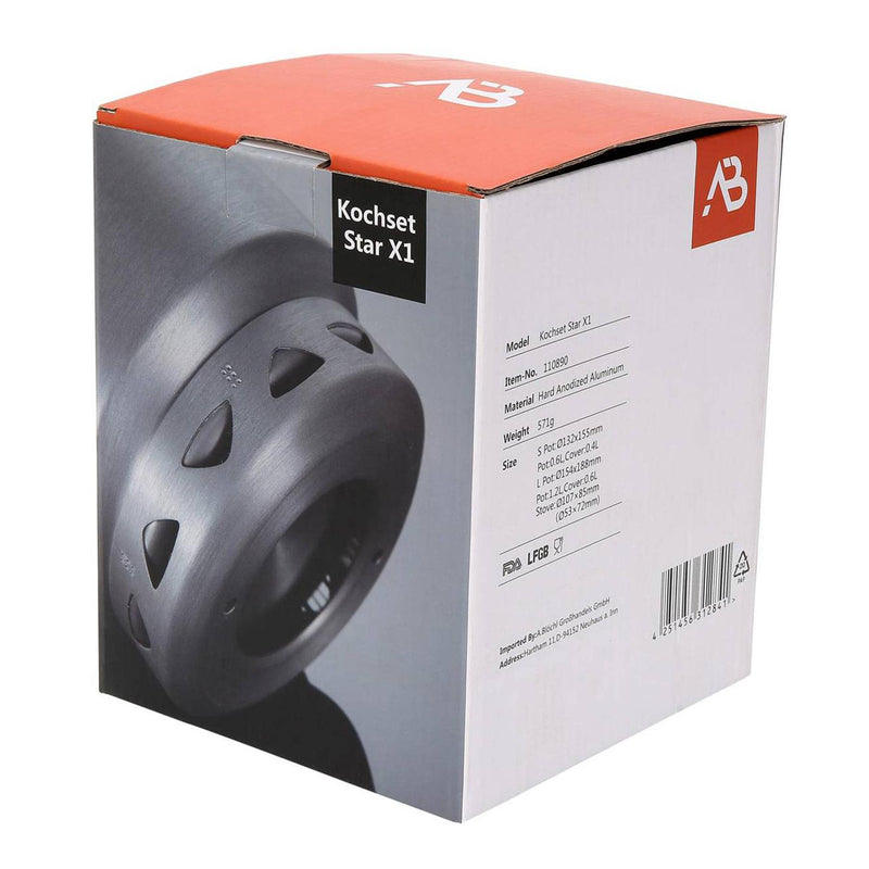 A.Blochl Star X1 Wandelen Kookset Camping Pot Buiten Pan Trekking Kitchen Nieuw