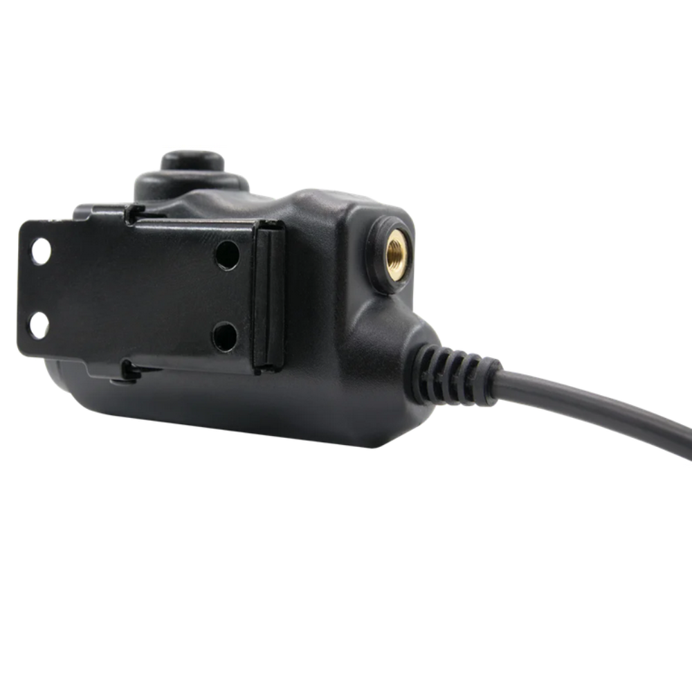 Earmor M52-KEN PTT-adapter Kenwood Baofeng radio-headset tactisch zwart