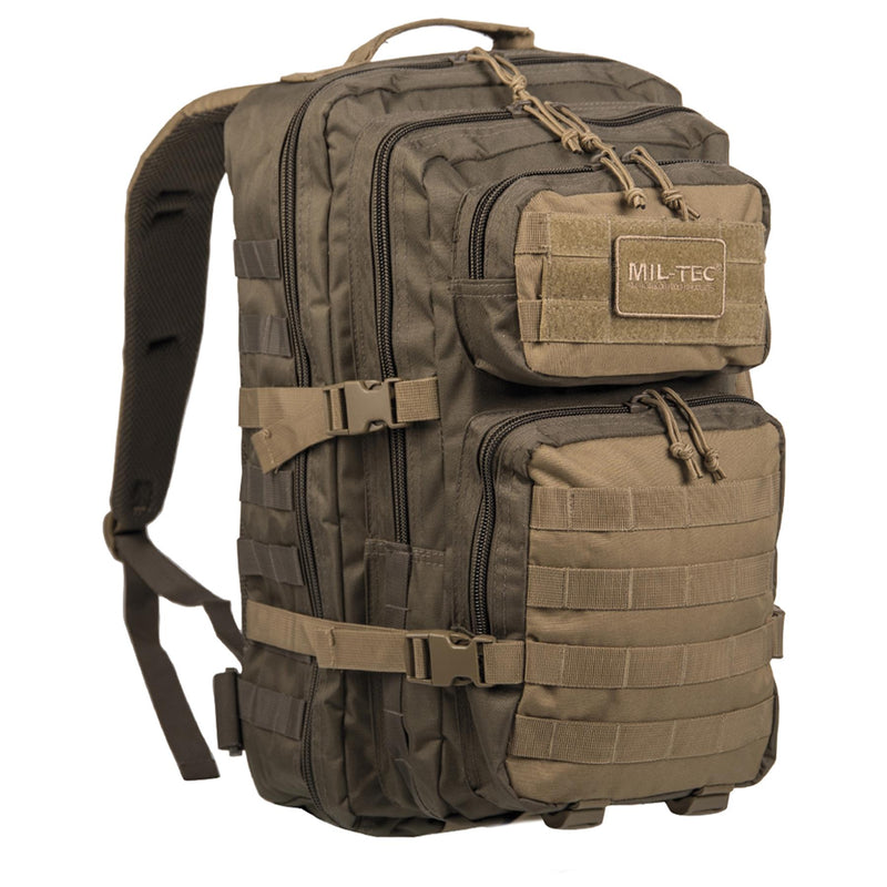 MIL-TEC U.S. Assault Ranger Hiking Backpack Olive Trekking Rucksack 20L Daypack