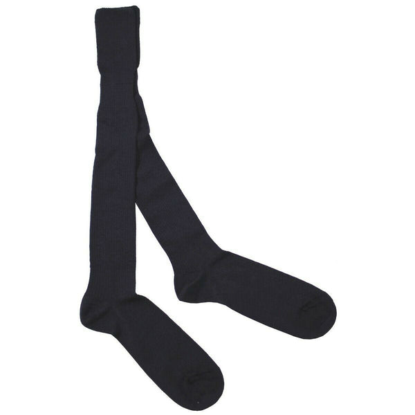 Britse leger blauwe kous sokken lange herenwol / nylon militair surplus nieuw
