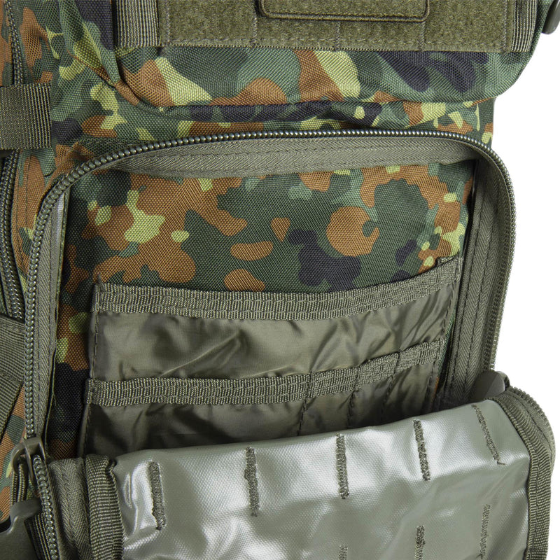 Mil-Tec U.S. Assault Trekking Rucksack Grote 36l Backpack Flecktarn Daypack Bag
