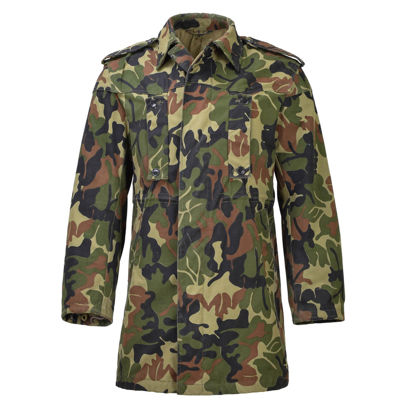 Originele Roemeens militaire parka M93 camo -blad hap -jas tactisch nieuw