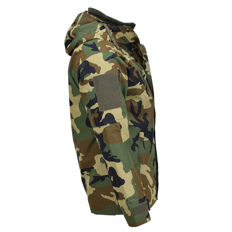 Mil-Tec militaire stijl Gen II Lined Winter Jacket Woodland Camo Soft Shell Parka