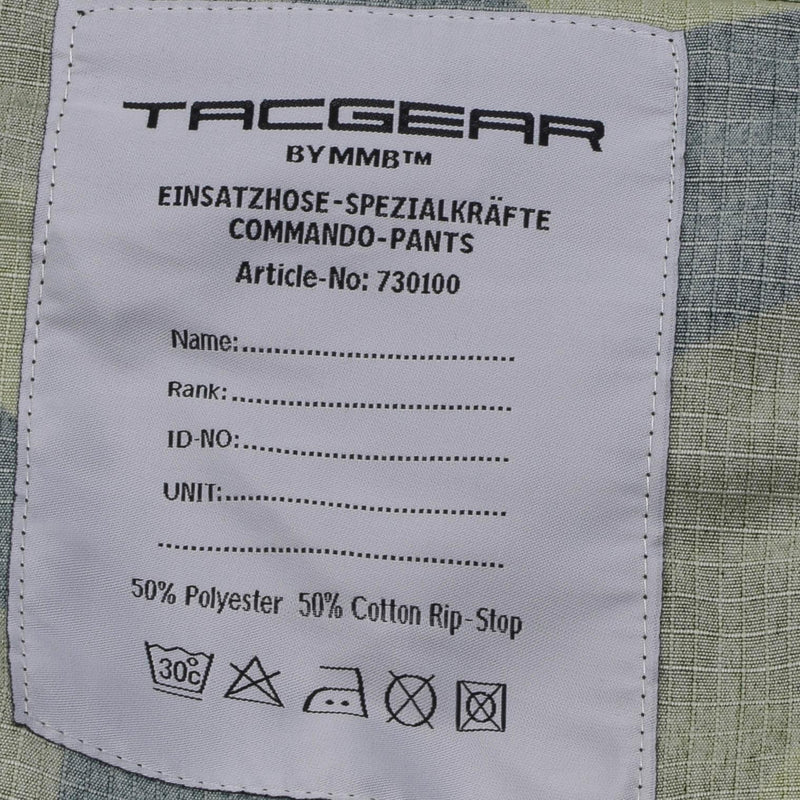 Tacgear Brand Zweedse militaire stijl gevechtsbroek Splinter Camo Cargo Ripstop