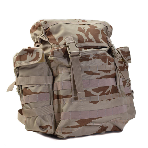 Originele Tsjechische Republiek Militaire Molle Backpack Desert Camo 30L Quick Release
