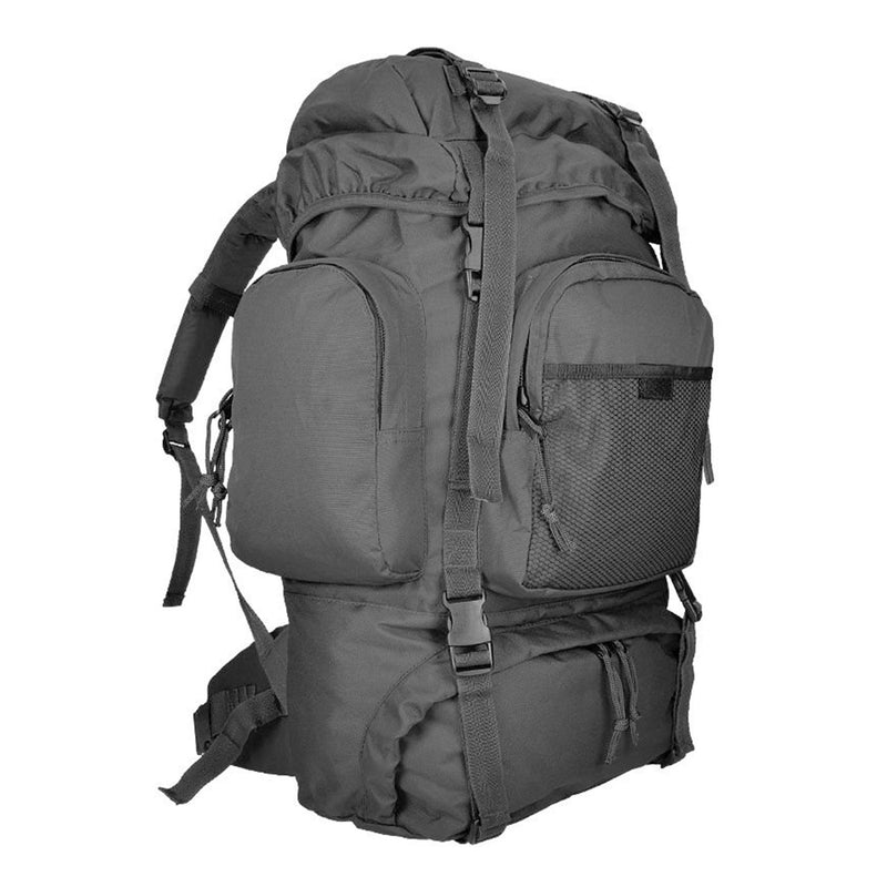 Mil-Tec Commando RUCKSACK Duurzaam 55L waterdichte deksel trekking rugzak zwart