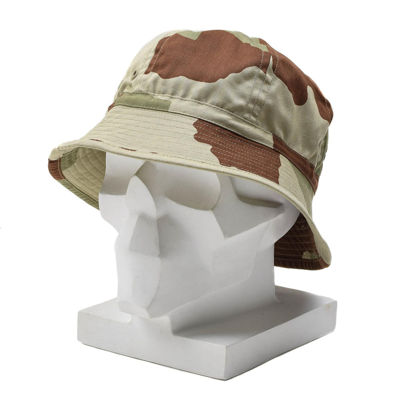 Echt Frans militair zachte bush hoed daguet camouflage panama lichtgewicht nieuw