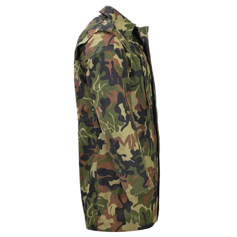 Originele Roemeens militaire parka M93 camo -blad hap -jas tactisch nieuw
