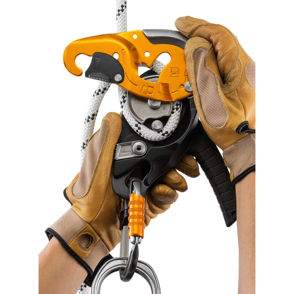 Petzl I’D S Descender Anti-paniek AUTO-LOCK touwtoegangsapparaat 10-11,5 mm