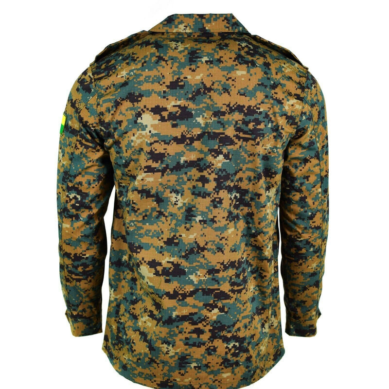 Echte Guinee Bissau Army Jacket ripstop digitale savana camo militaire kwestie nieuw