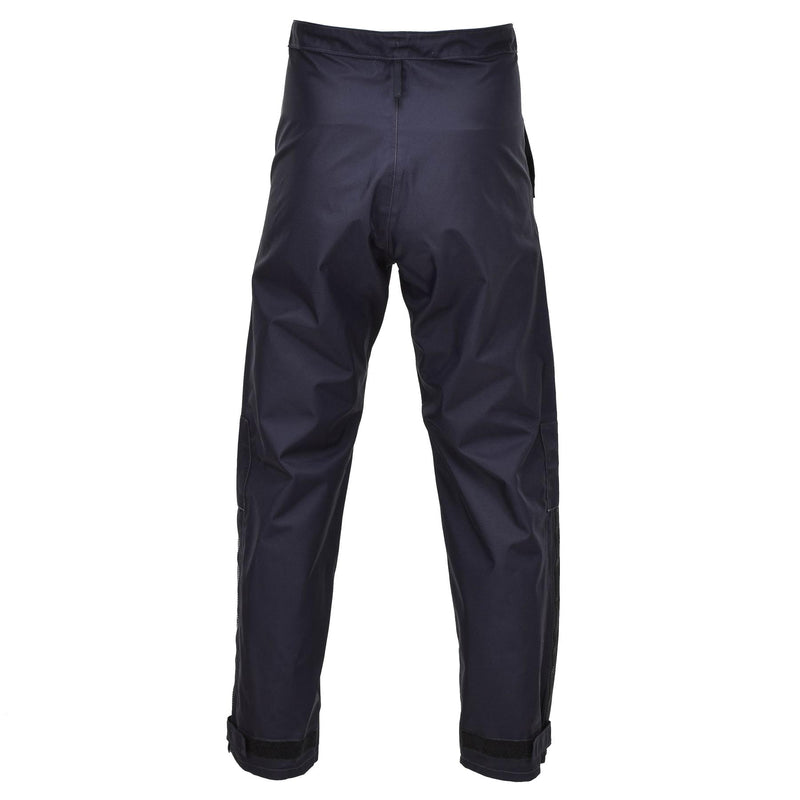 Echte Britse politie Regenbroeken Outdoor Waterdichte natte weerbroek Blauw