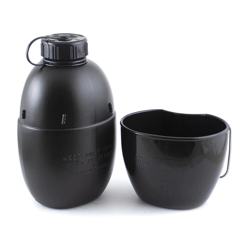 BCB Multi-Fuel kooksysteem NAVO FLASS ALUMINUM KAVE SET CANTEN Black zakje