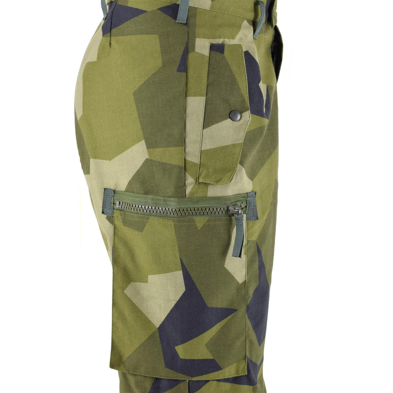 Originele Zweedse militaire M90 ​​-broek Splinter Camouflage Field Combat -broek BDU