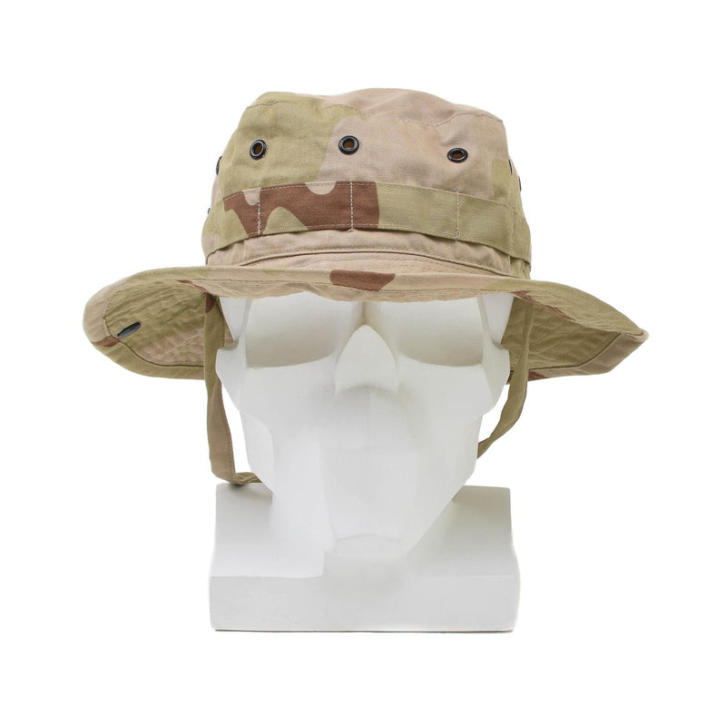 Echte Nederlandse leger boonie hoed dpm woestijn camouflage cap brede rand hoed