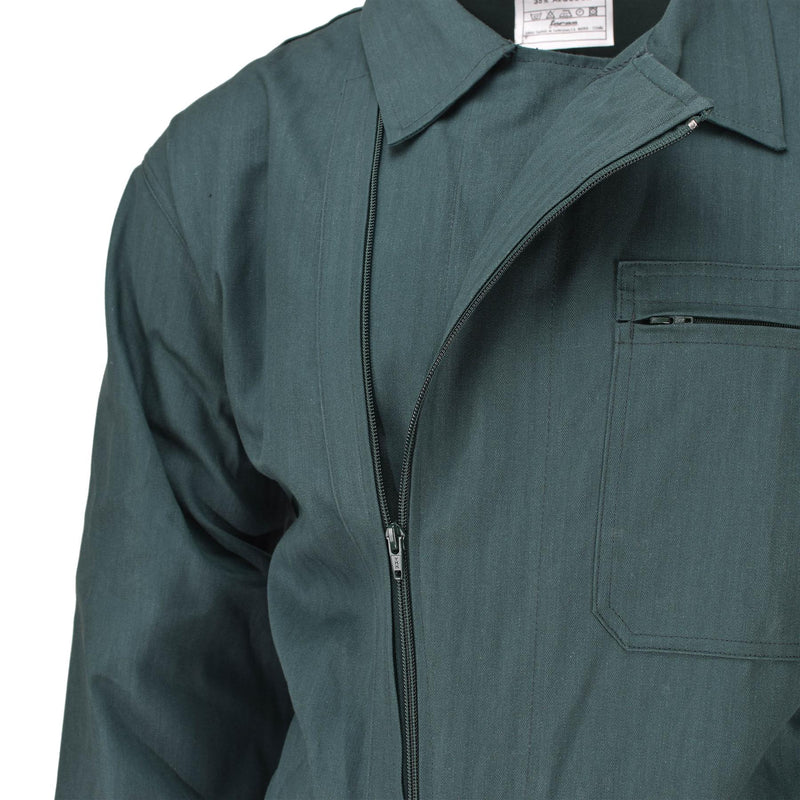 Echt Spaans militaire werkkleding Coverall Green Ripstop Spanje Army Jumpsuit Nieuw