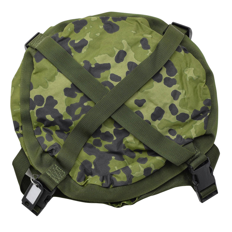 Originele Deense militaire compressietas M84 Camo PU gecoat lichtgewicht nieuw
