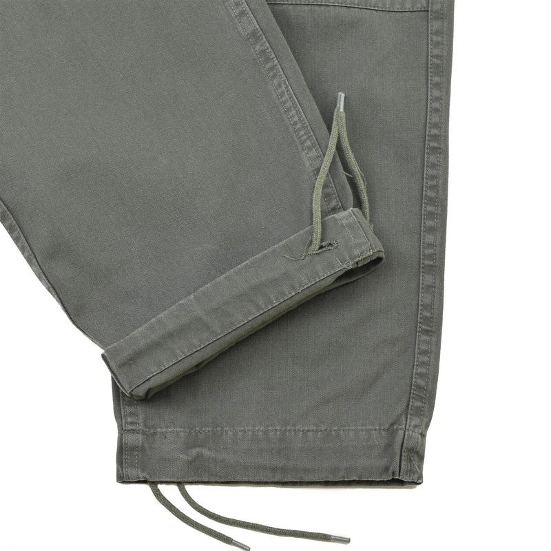 Echte Franse militaire luchtkrachten broek grijs versterkte werk vrachtbroek