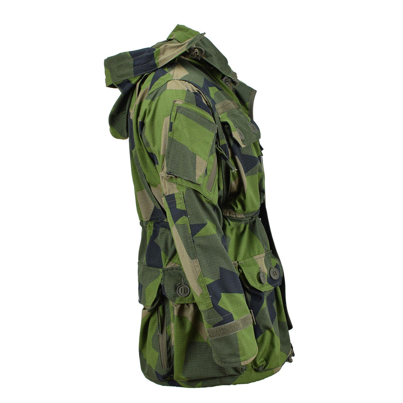 Tacgear Brand Militaire stijl Ripstop Commando Smock Jacket Splinter Camo Fullzip