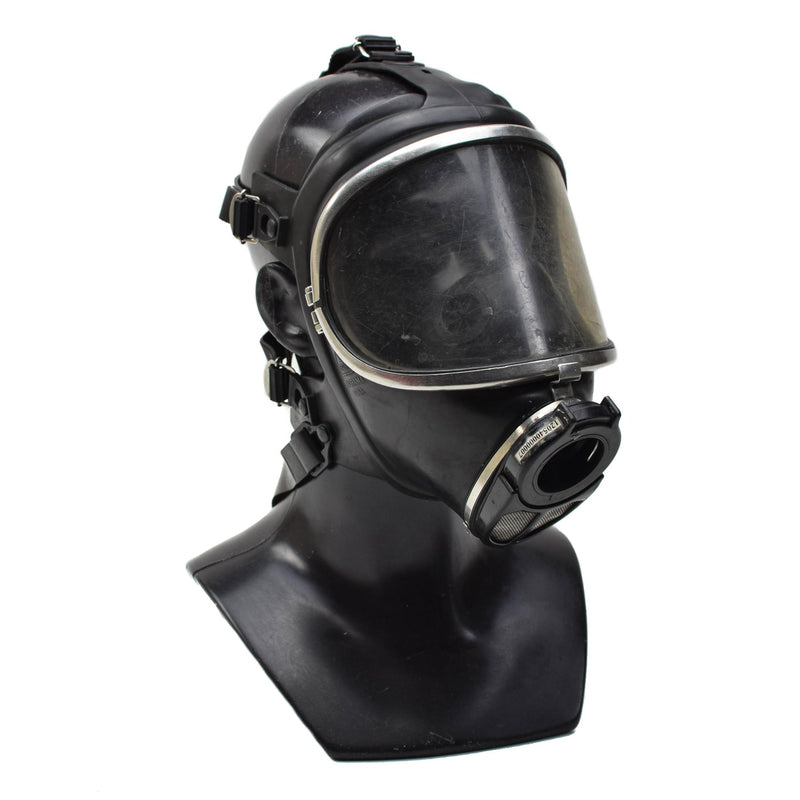 Echte drager panorama nova face mask firefighter gas volledige masker zwart