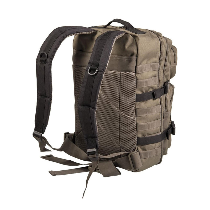 MIL-TEC U.S. Assault Ranger Trekking Backpack Large Camping Daypack Olive Black