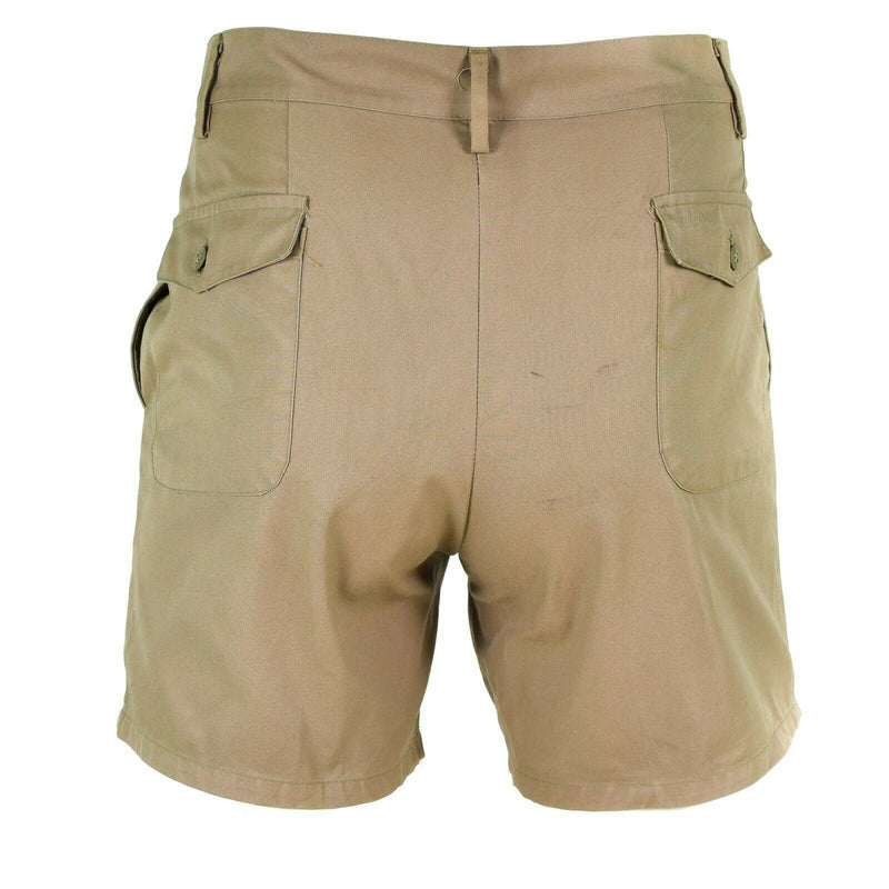 Echte Italiaanse legerhorts Khaki Chino Militaire gevechtsveld Bermuda BDU