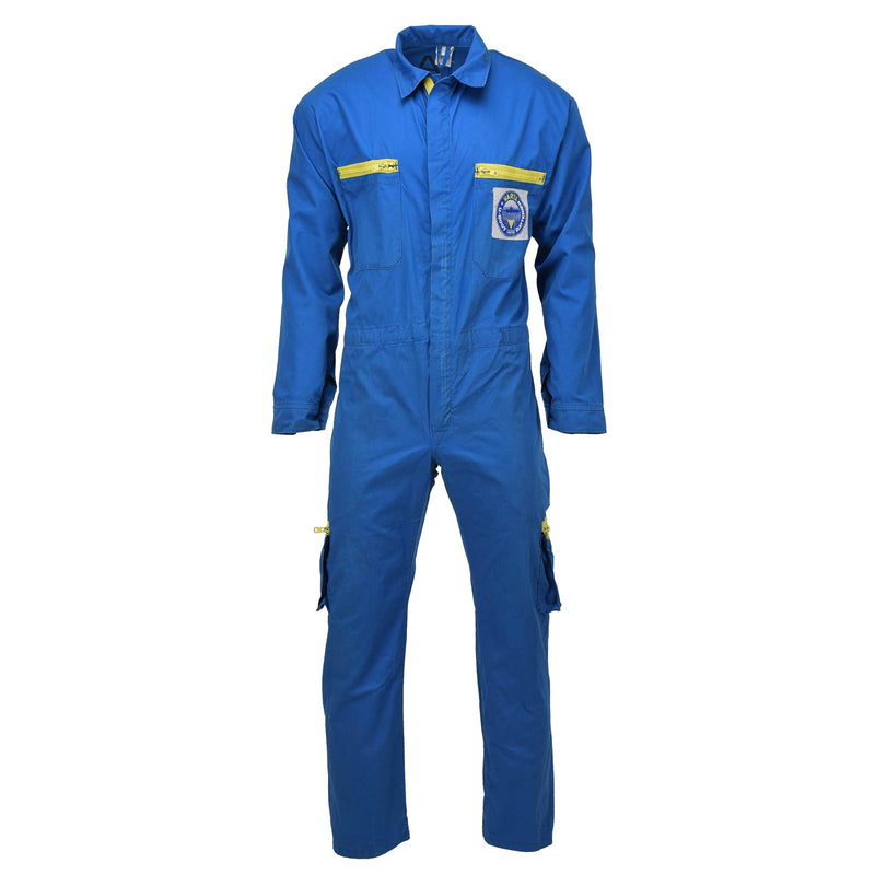 Originele Duitse militaire bundeswehr Coverall Oko-tex zuur-resistente blauw overschot