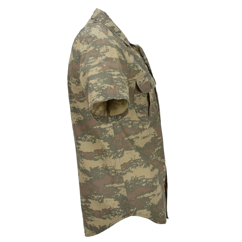 Originele Turkse legerveld shirts duurzame ripstop camo korte mouw tactisch